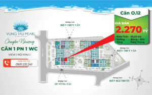 Căn 1 phòng ngủ Vũng Tàu Pearl 012