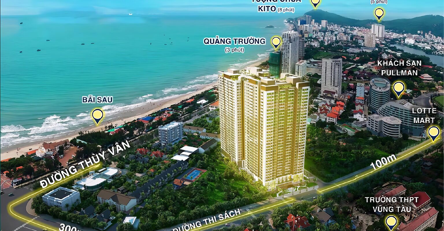 Căn hộ View Biển Bãi Sau Thùy Vân Vũng Tảu Pear