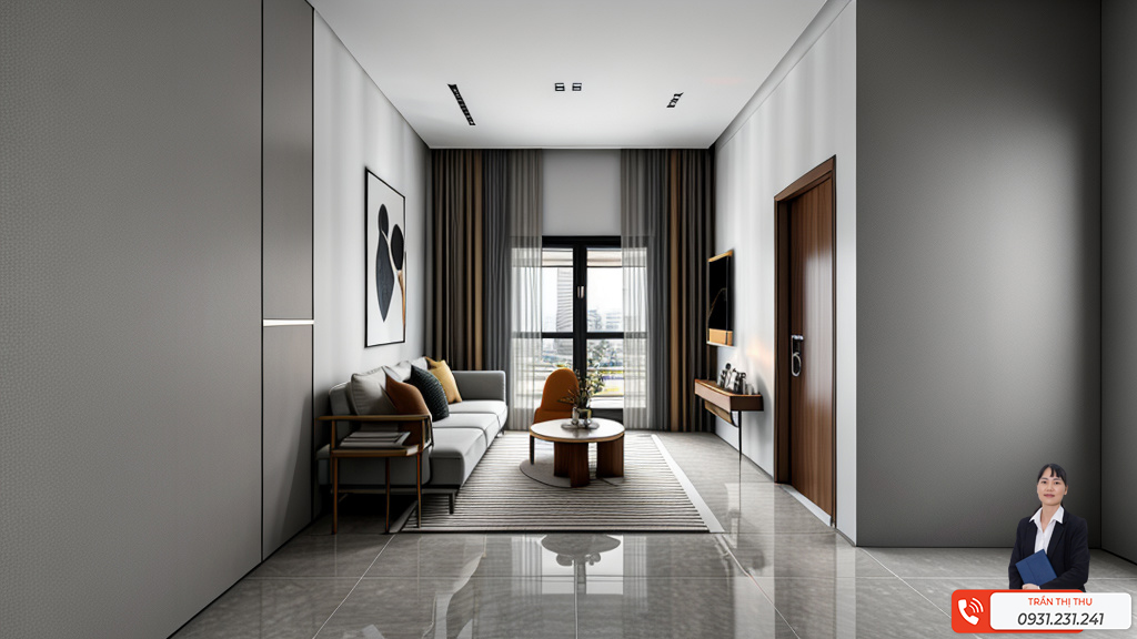 Vũng Tàu Pearl cho thuê chung cư 1 phòng ngủ