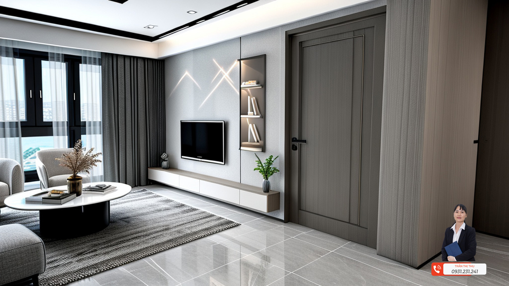 Cho thuê căn hộ chung cư 1 phòng ngủ vũng tàu pearl