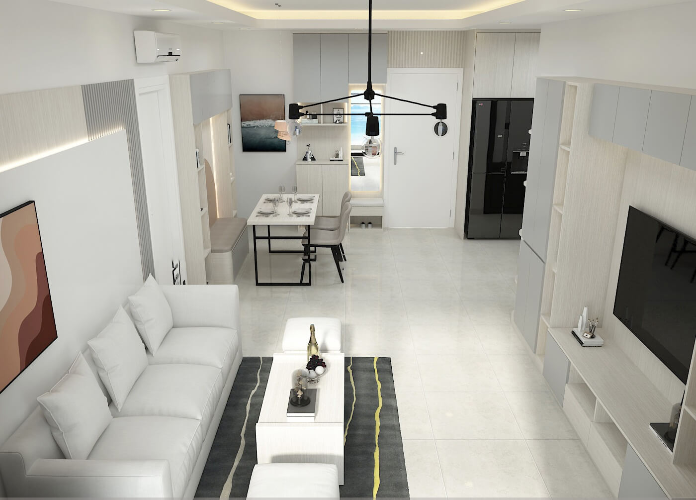 Cho thuê căn hộ 2 phòng ngủ: Lựa chọn hoàn hảo cho gia đình trẻ