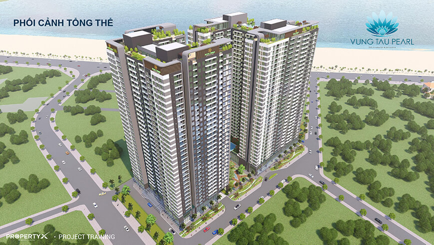 Cho thuê chung cư 2 phòng ngủ giá tốt tại Vùng Tàu Pearl