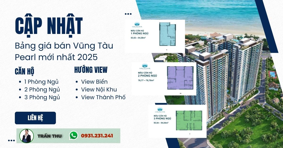 Bán Căn Hộ Vũng Tàu Pearl – Cập Nhật Giá Mới Nhất 2025