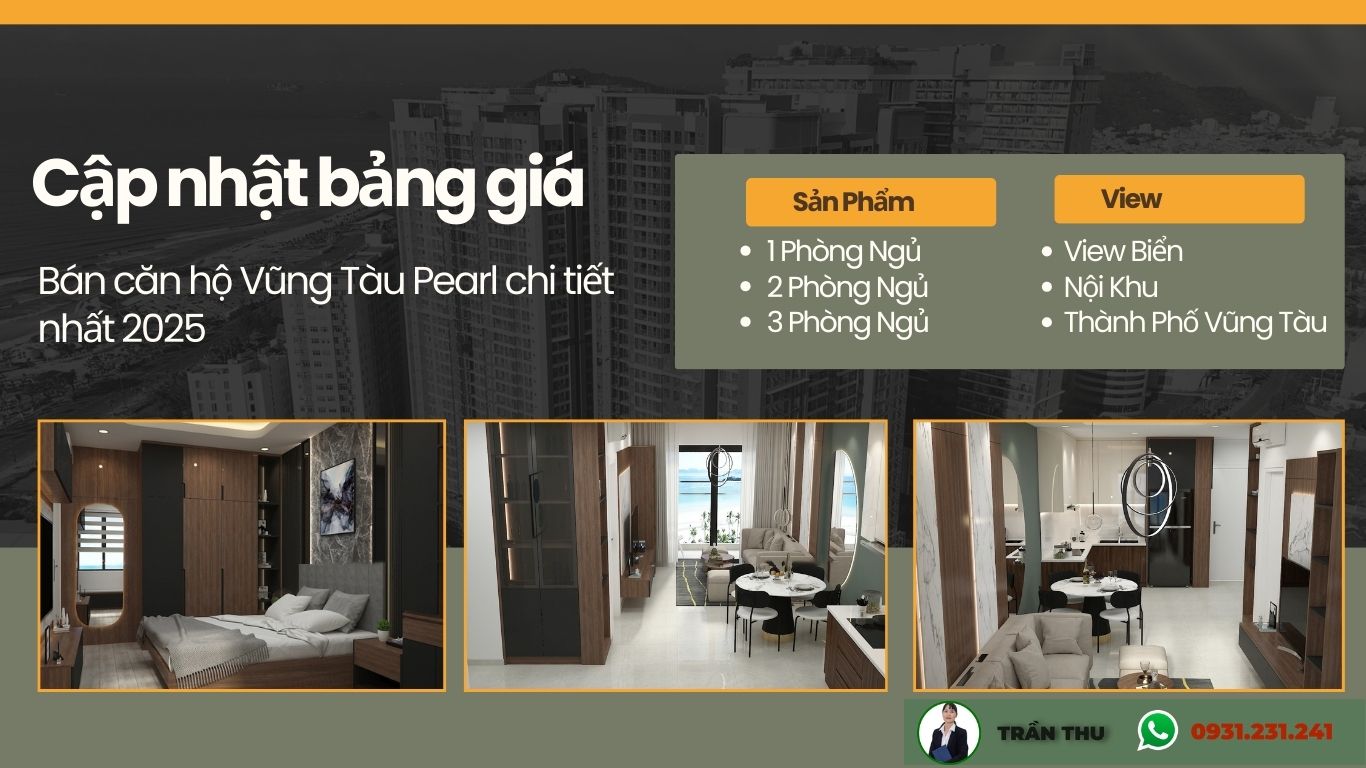 Giá bán căn hộ Vũng Tàu Pearl 2025