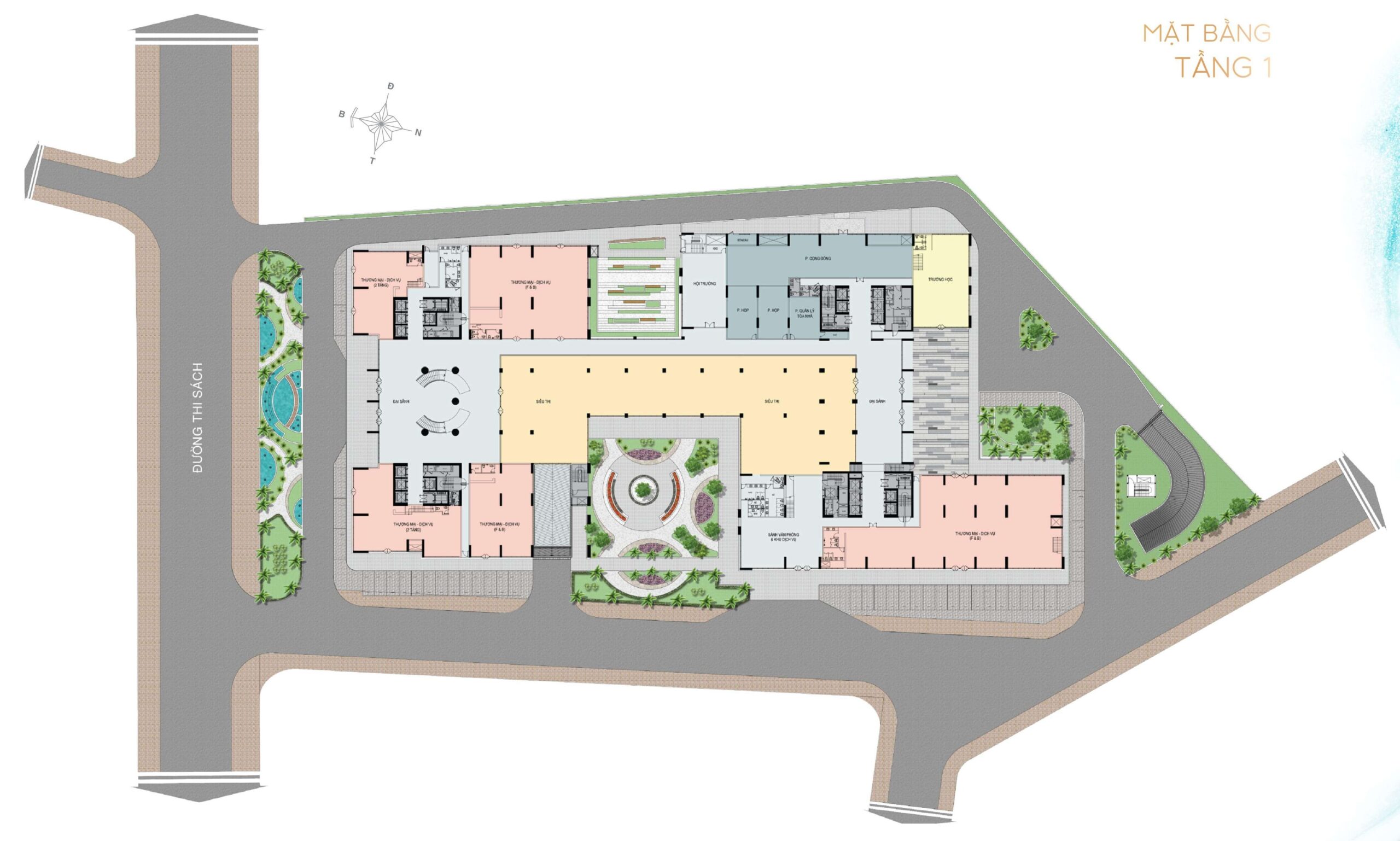 Mặt bằng Vũng Tàu Pearl – Chi Tiết Tầng 1, 2, 3 và Tầng 4–18 và 20–32, 33