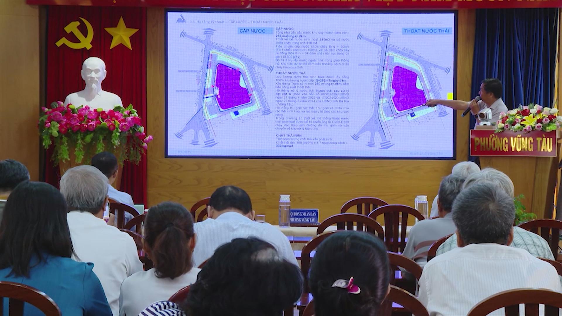 Phường Vũng Tàu công bố 3 đồ án quy hoạch
