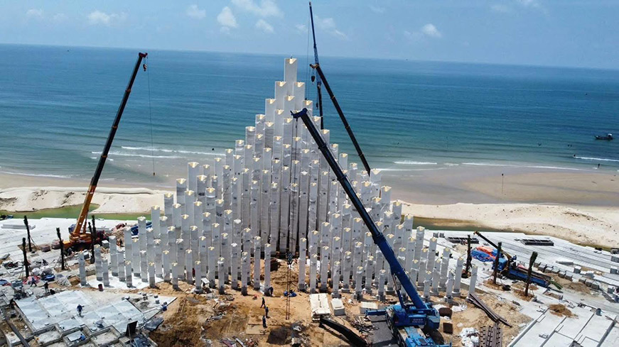 Vũng Tàu | Tháp Tam Thắng – Điểm Nhấn Kiến Trúc Mới Tại Bãi Sau Thùy Vân