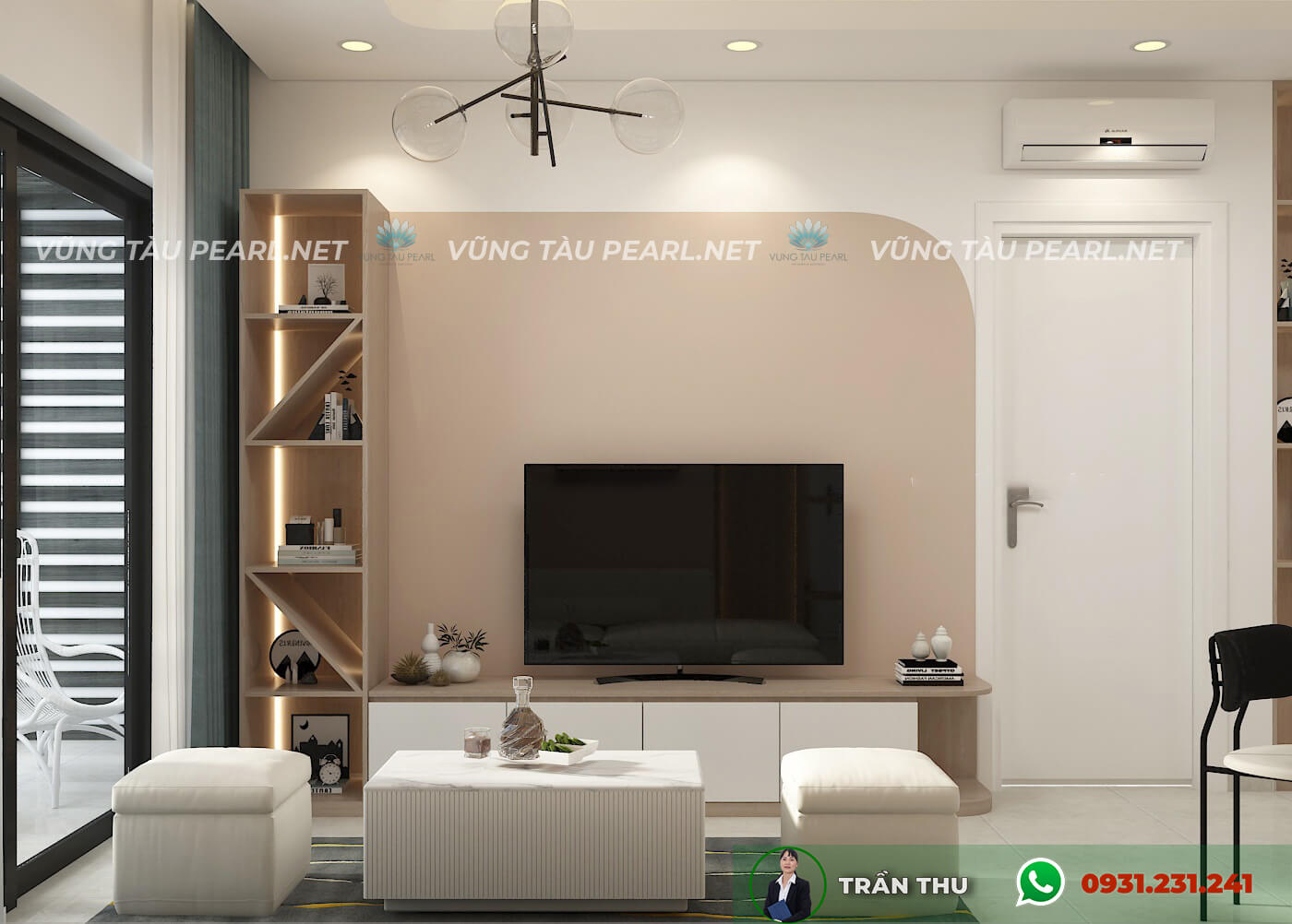 Cho Thuê Căn Hộ Chung Cư 1 Phòng Ngủ Tại Vũng Tàu Pearl