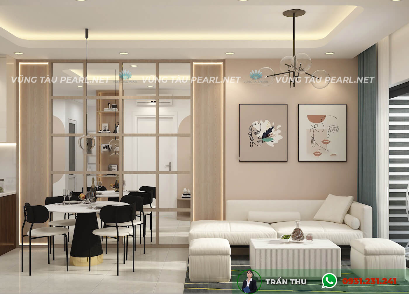 Cho Thuê Chung Cư 1 Phòng Ngủ Vũng Tàu Pearl 2025