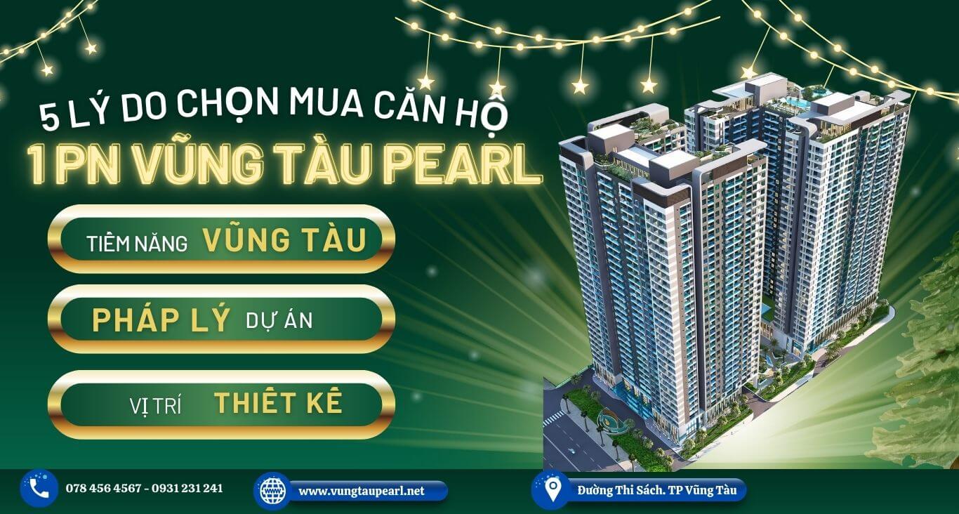 5 lý do chọn mua bán chung cư 1 phòng ngủ Vũng Tàu Pearl