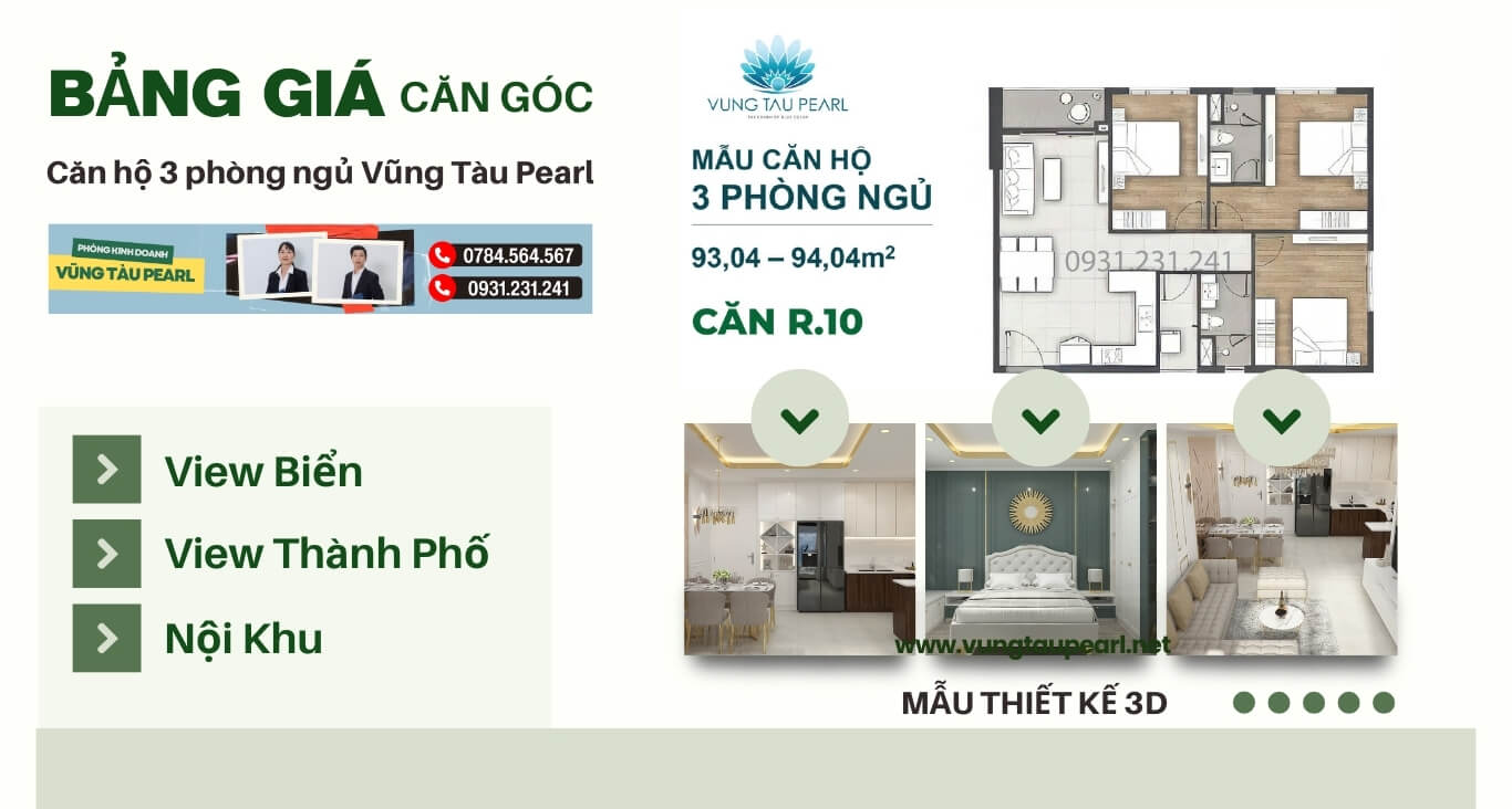 Bảng Giá Căn Hộ Vũng Tàu Pearl 2025 – Ưu Đãi Hấp Dẫn