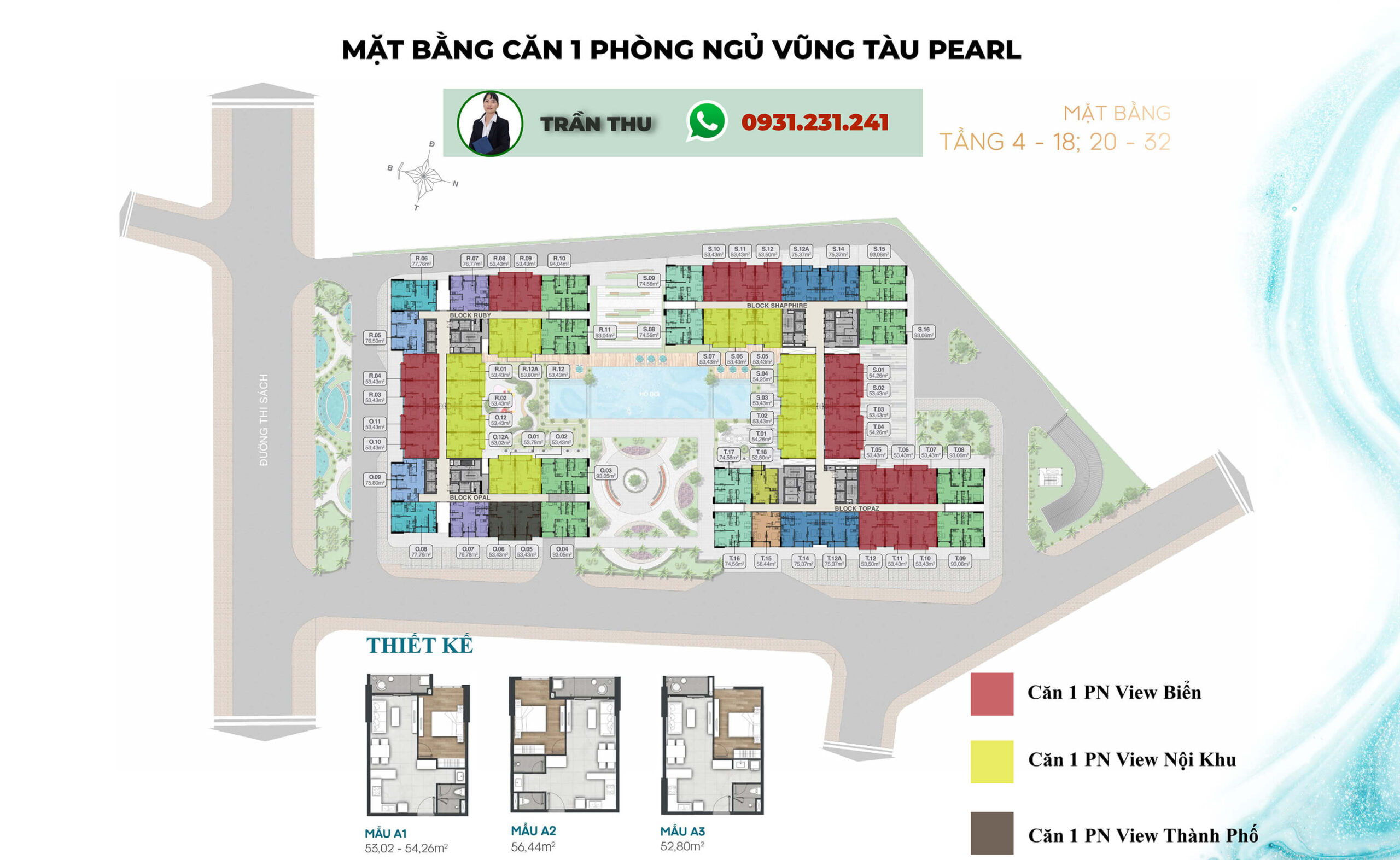 Mặt bằng chi tiết Vũng Tàu Pearl: 5 lý do đáng đầu tư