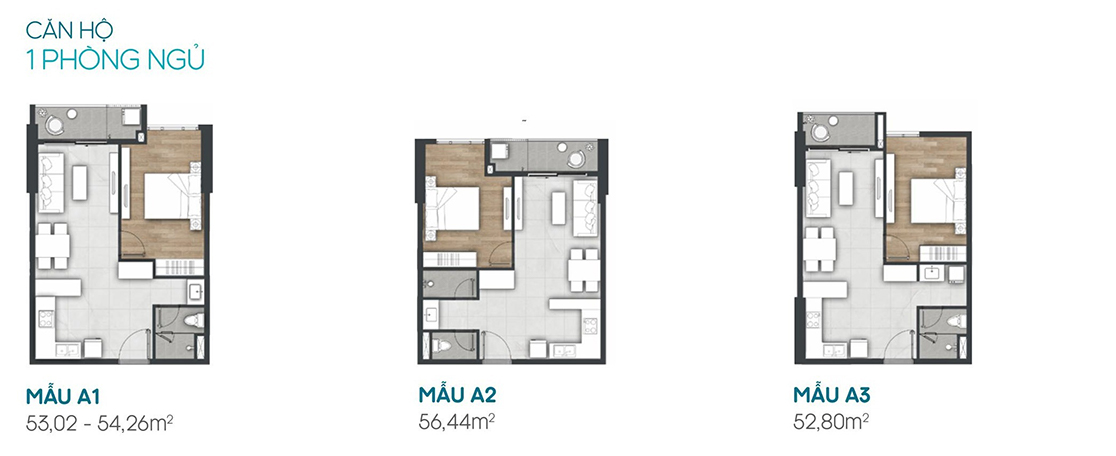 Căn hộ 1 phòng ngủ Vũng Tàu Pearl giá bao nhiêu?