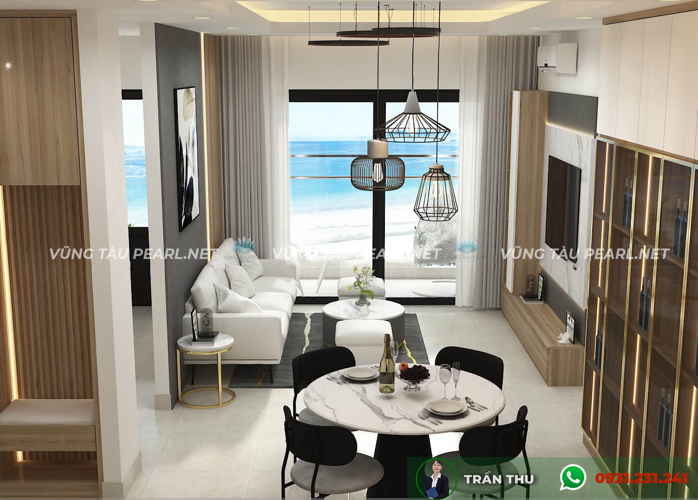 Căn hộ 2 phòng ngủ Vũng Tàu Pearl giá bao nhiêu 2025?