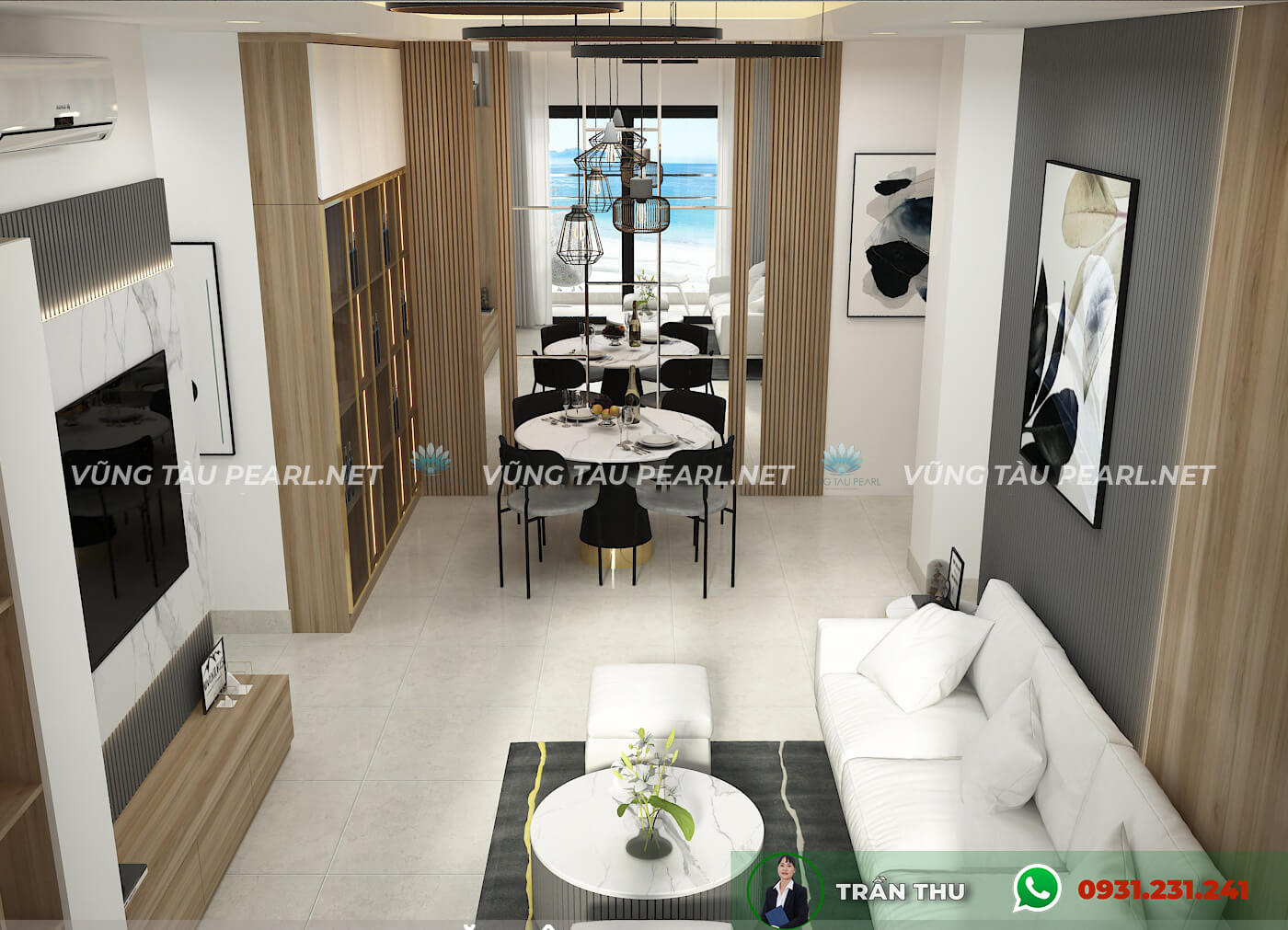 Căn hộ 2 phòng ngủ Vũng Tàu Pearl giá bao nhiêu 2025?