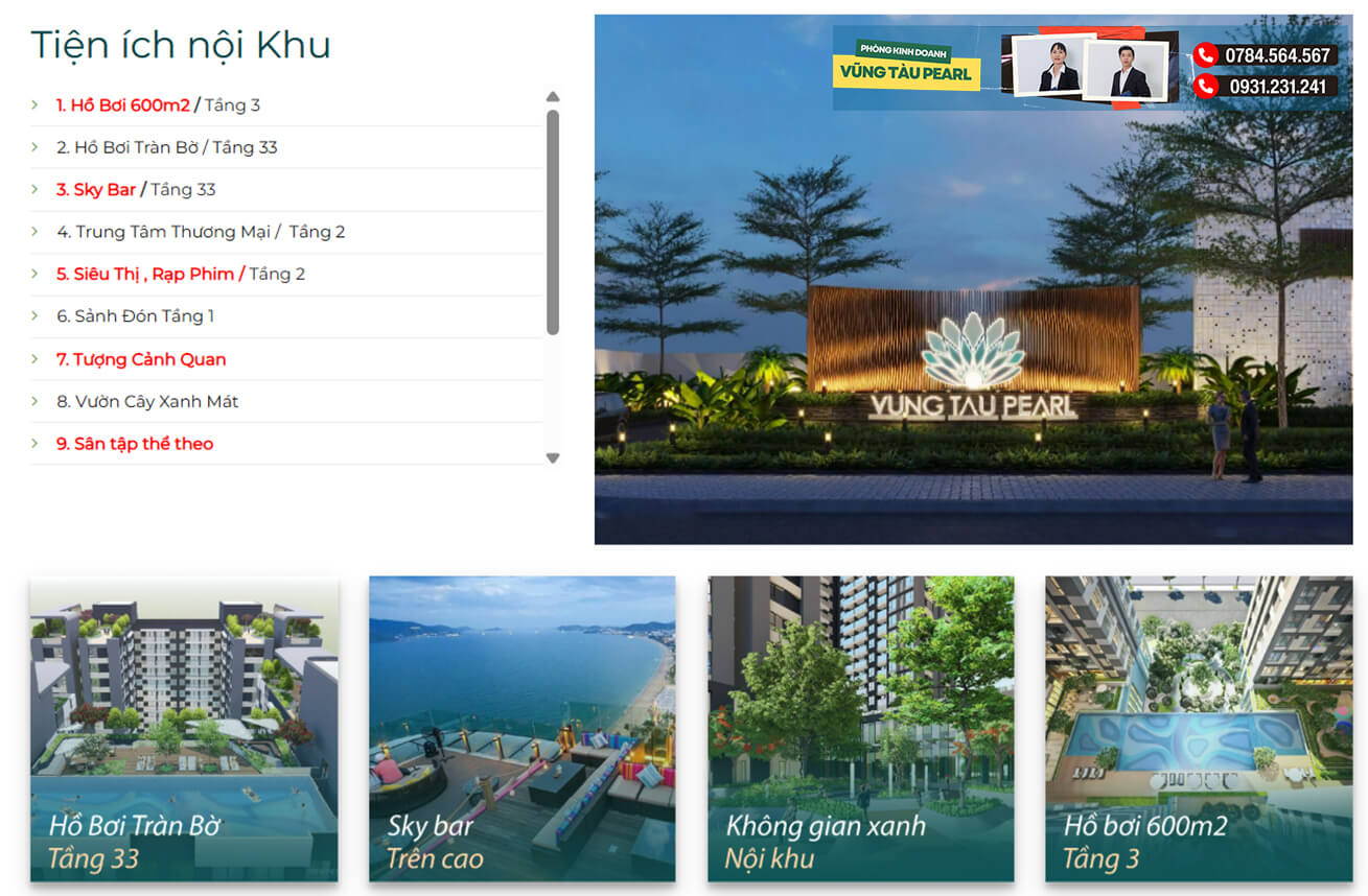 Căn hộ 2 phòng ngủ Vũng Tàu Pearl giá bao nhiêu 2025?