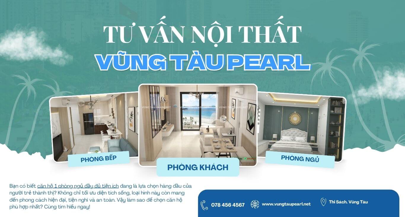 Căn hộ 1 phòng ngủ đầy đủ tiện ích tối ưu diện tích