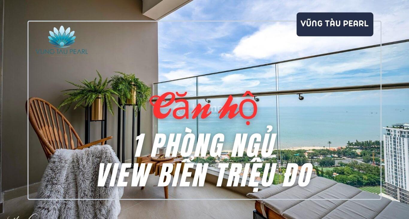 Căn hộ 1 phòng ngủ gần biển: tầm nhìn triệu đô