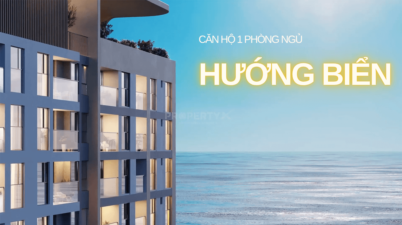 Căn hộ 1 phòng ngủ gần biển view đẹp