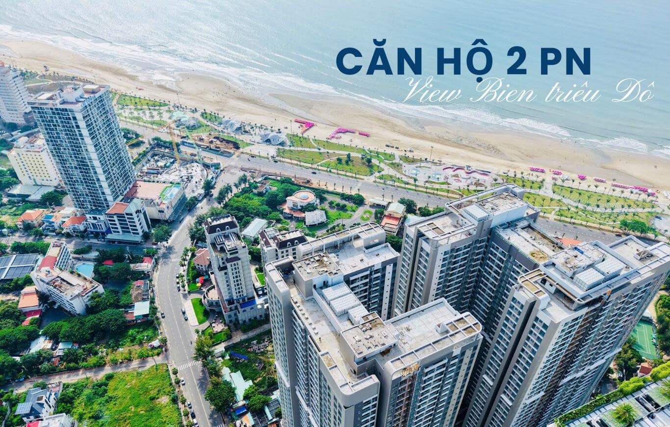 Căn hộ 2 phòng ngủ đầy đủ tiện ích sống chuẩn hiện đại