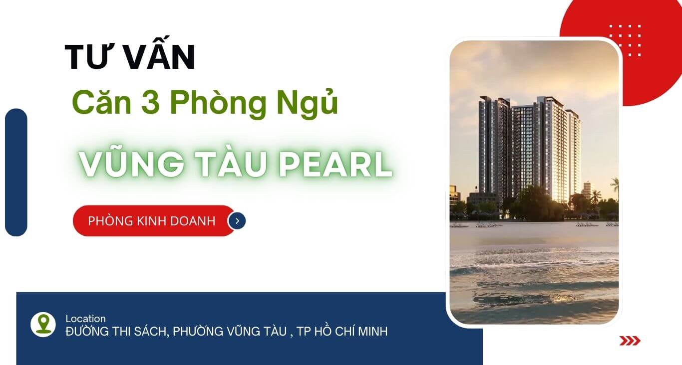 Căn hộ 3 phòng ngủ cao cấp vũng tàu