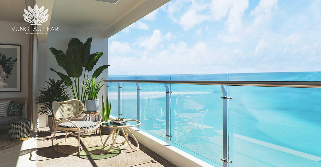 Căn hộ nghỉ dưỡng Vũng Tàu Pearl: View biển tuyệt vời