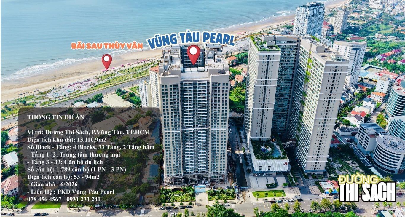 Vũng Tàu Pearl hướng biển tầm nhìn triệu đô