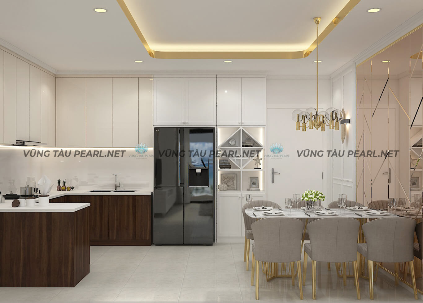 Căn hộ 3 phòng ngủ cao cấp không gian đẳng cấp