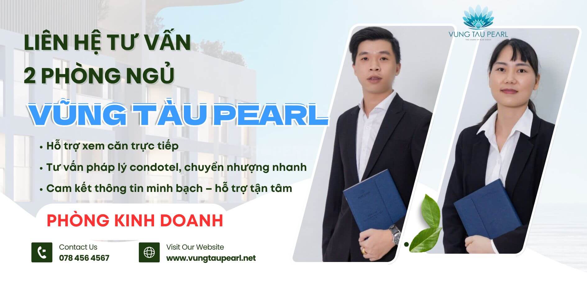 Vũng Tàu Pearl 2 phòng ngủ căn hộ lý tưởng
