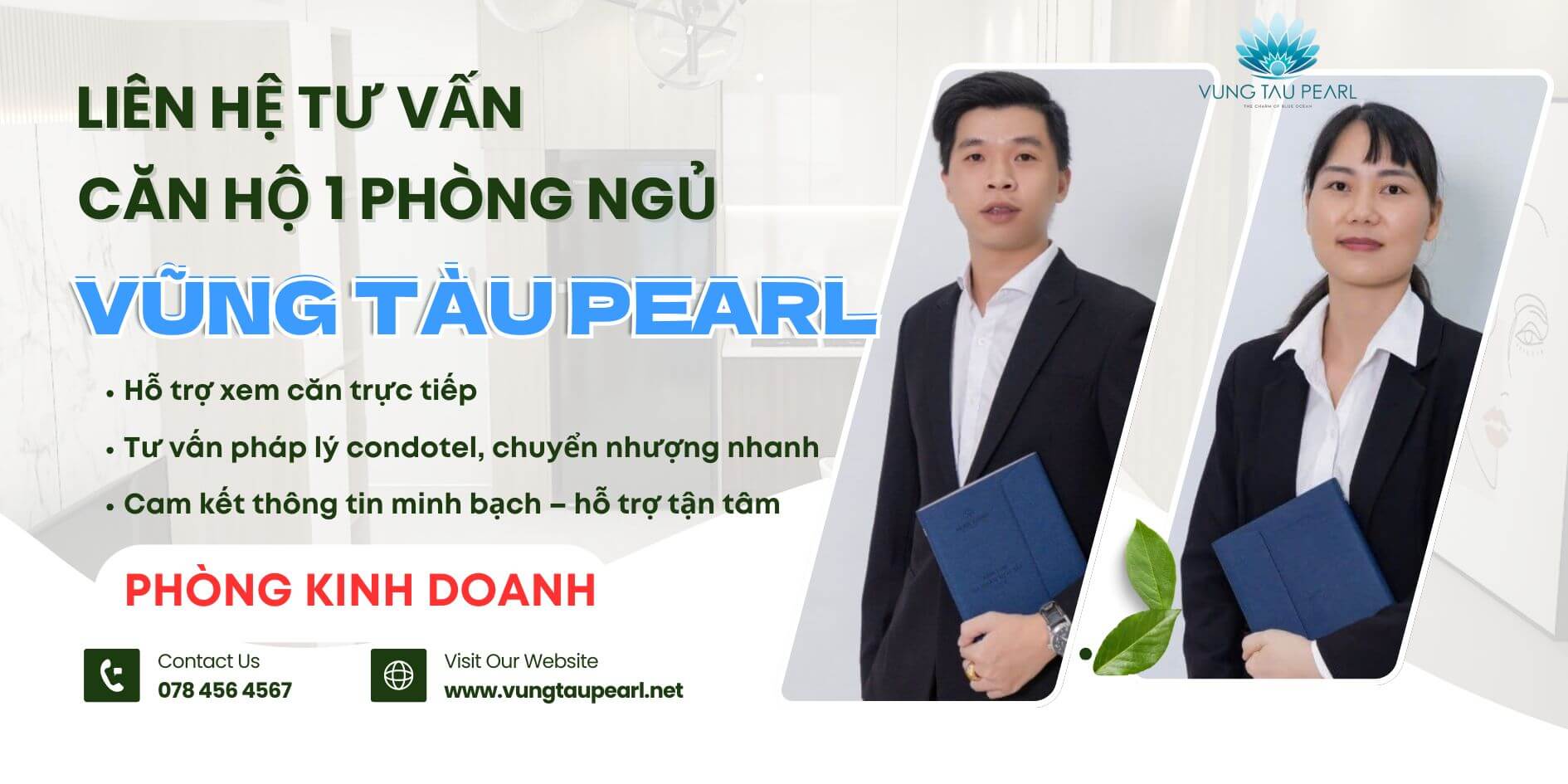 Vũng Tàu Pearl 1 phòng ngủ sống đẳng cấp ngay biển