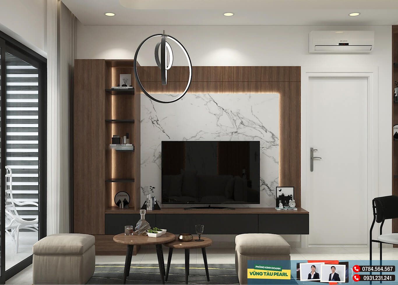 Căn hộ 1 phòng ngủ đầy đủ tiện ích tối ưu diện tích