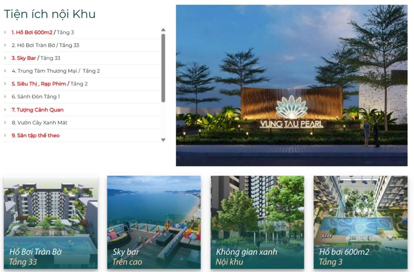 Điểm mạnh Vũng Tàu Pearl vị trí vàng hiếm có