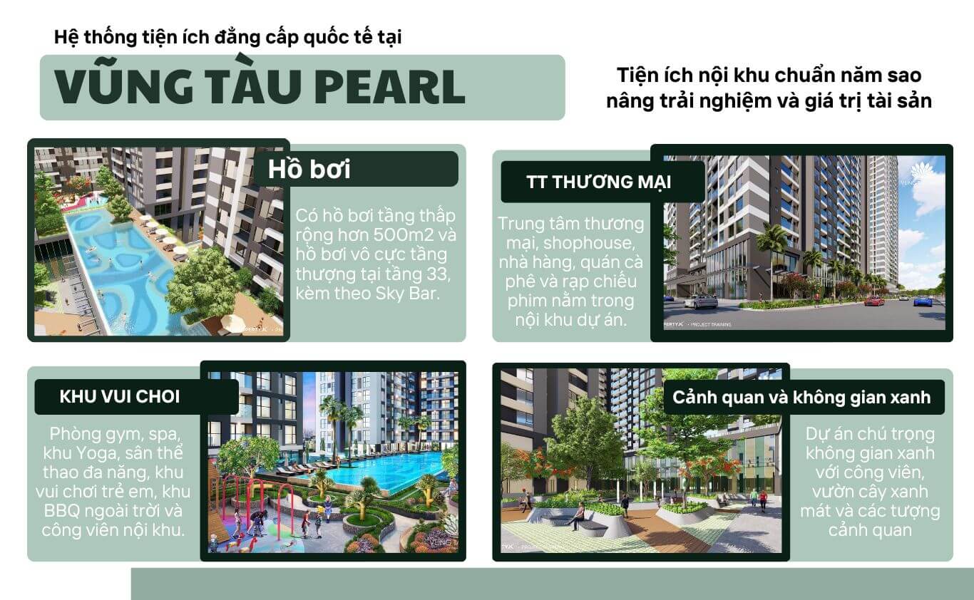 Vũng Tàu Pearl 1 phòng ngủ sống đẳng cấp ngay biển