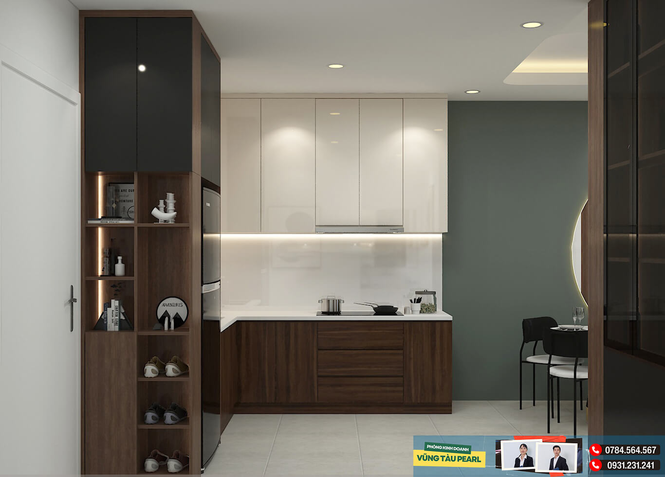 Căn hộ 1 phòng ngủ đầy đủ tiện ích tối ưu diện tích