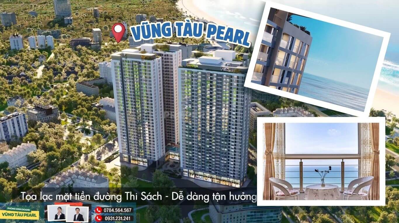 Vũng Tàu Pearl hướng biển tầm nhìn triệu đô