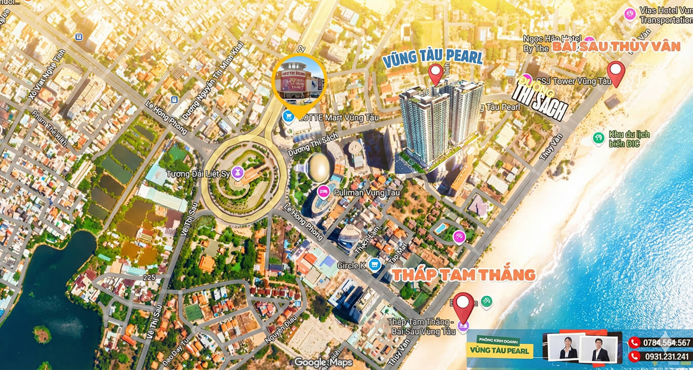 Điểm mạnh Vũng Tàu Pearl vị trí vàng hiếm có