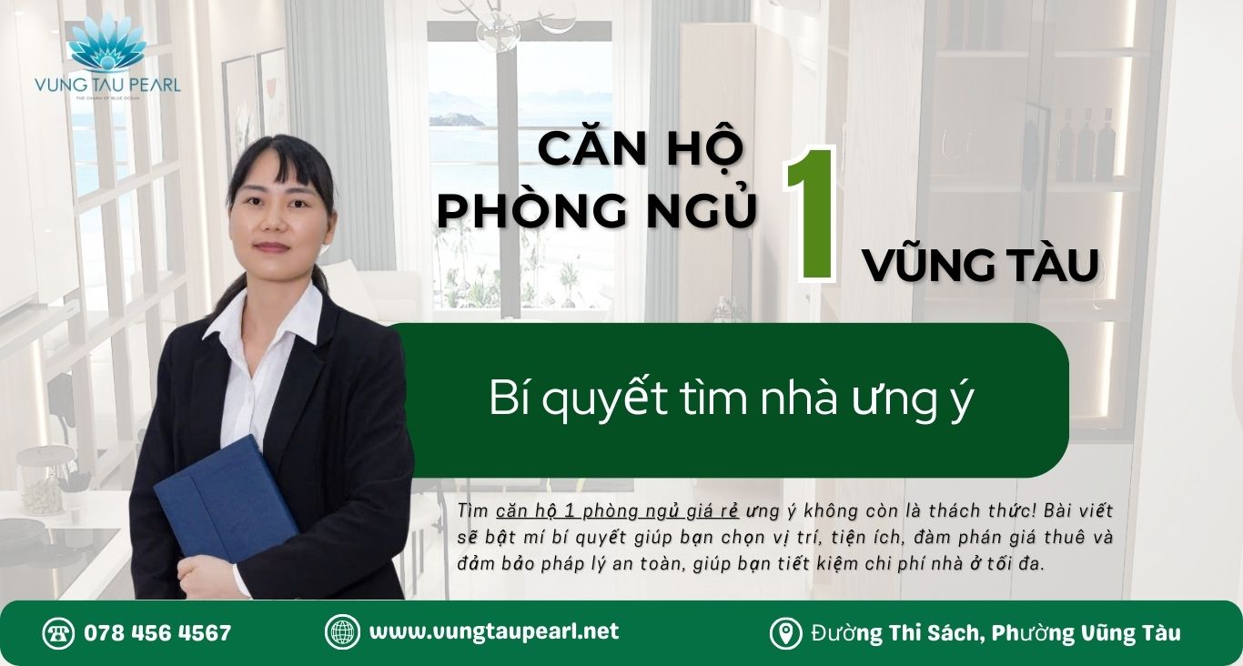 căn hộ 1 phòng ngủ giá rẻ