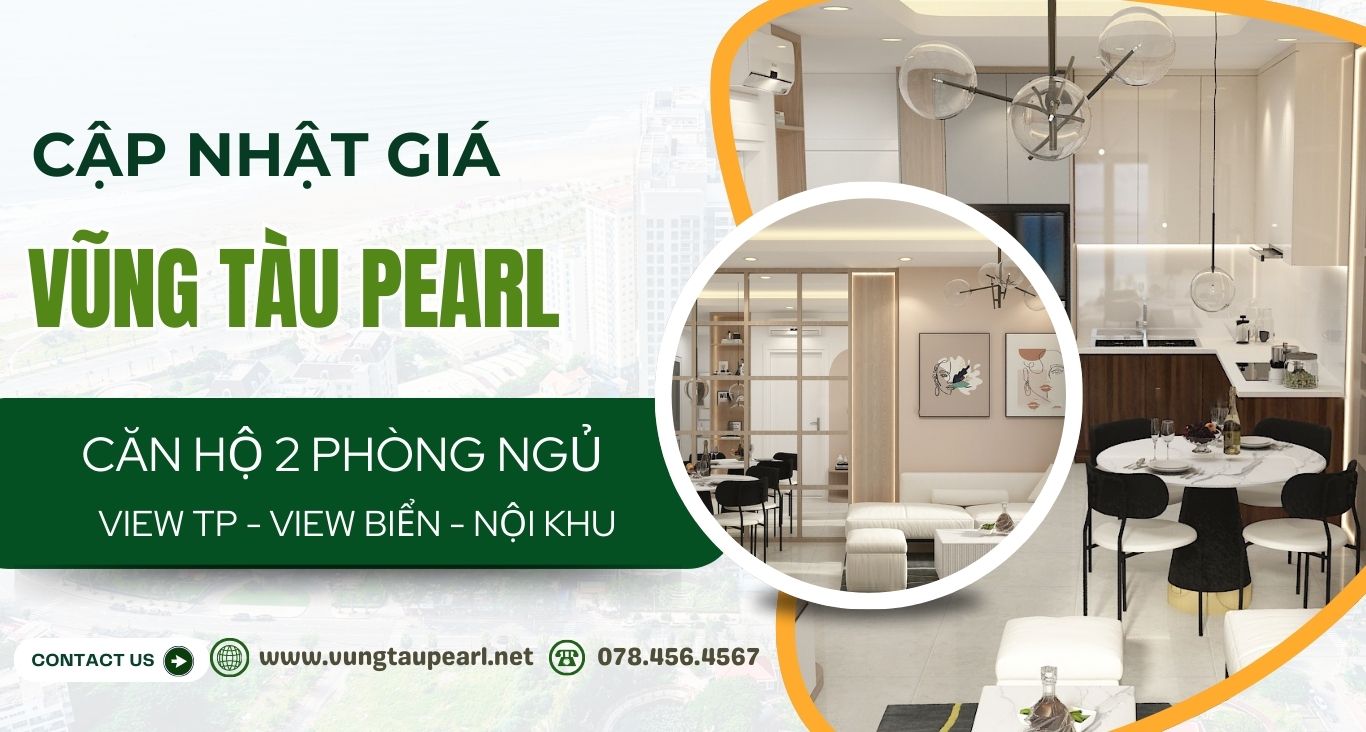 Cập nhật giá căn hộ 2 pn vũng tàu pearl