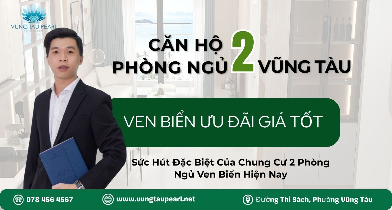 chung cư 2 phòng ngủ ven biển