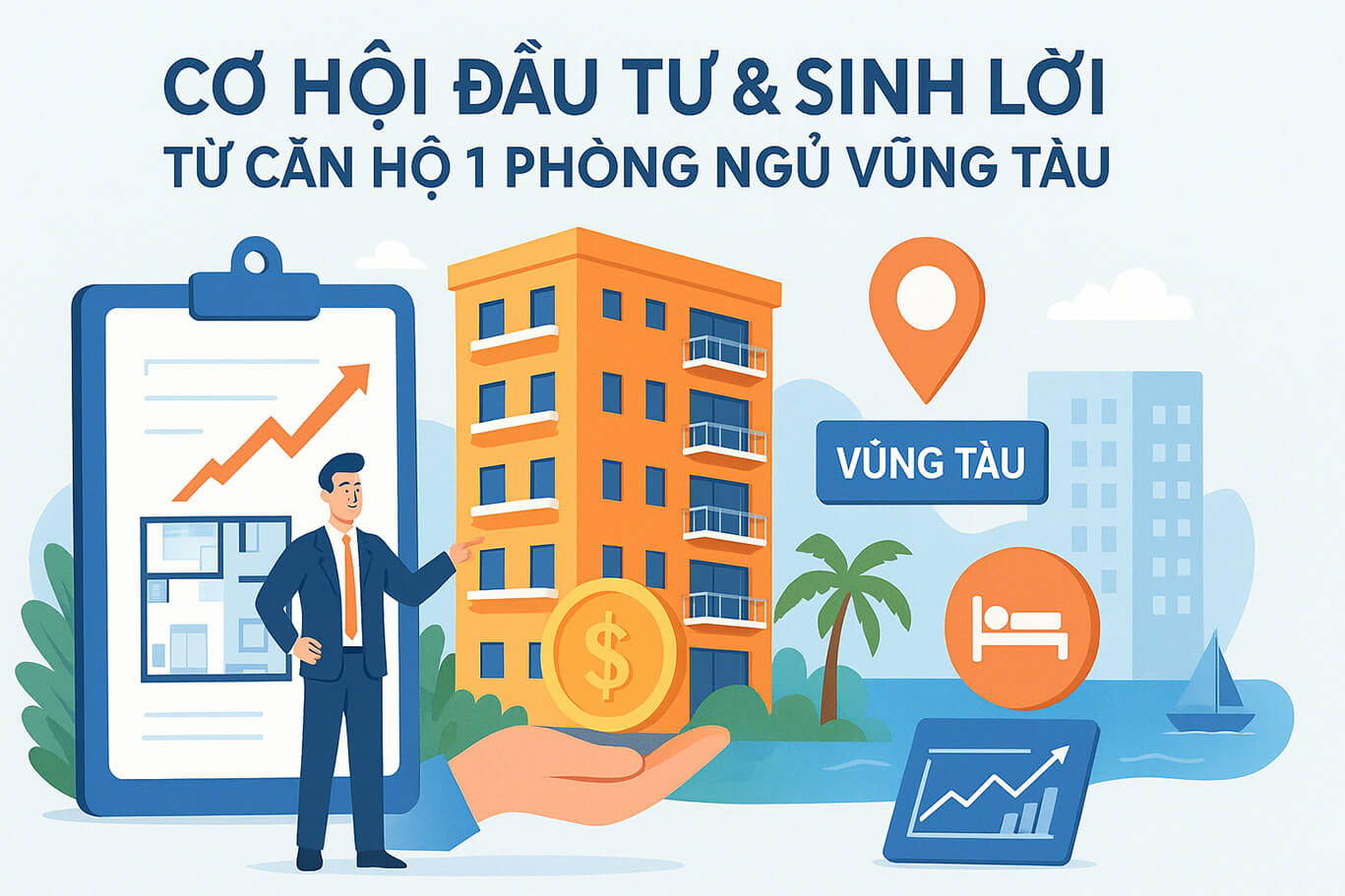 Căn hộ 1 phòng ngủ: Giải pháp sống tối ưu hiện đại