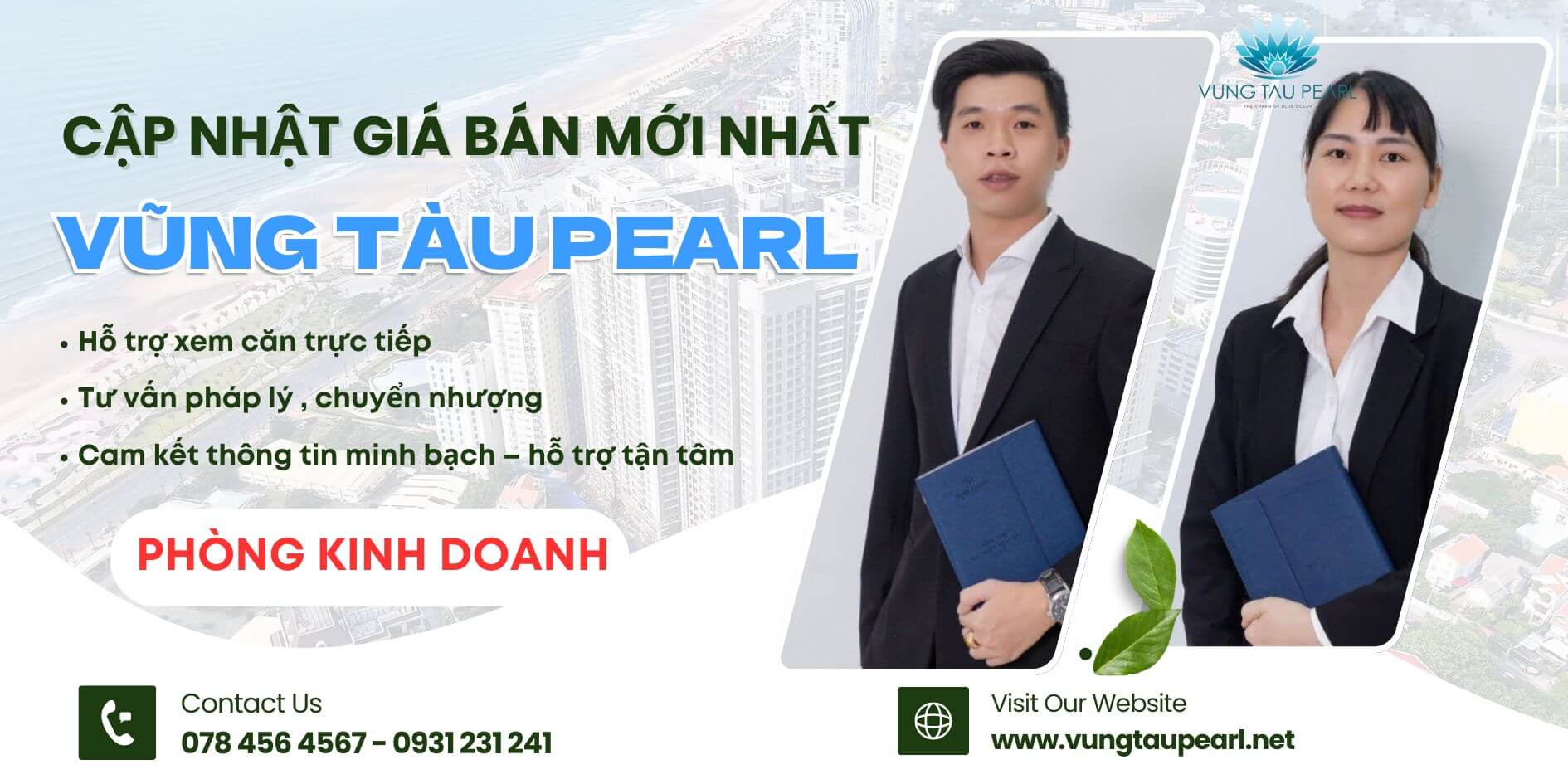 View biển Vũng Tàu Pearl sở hữu ngay căn đẹp