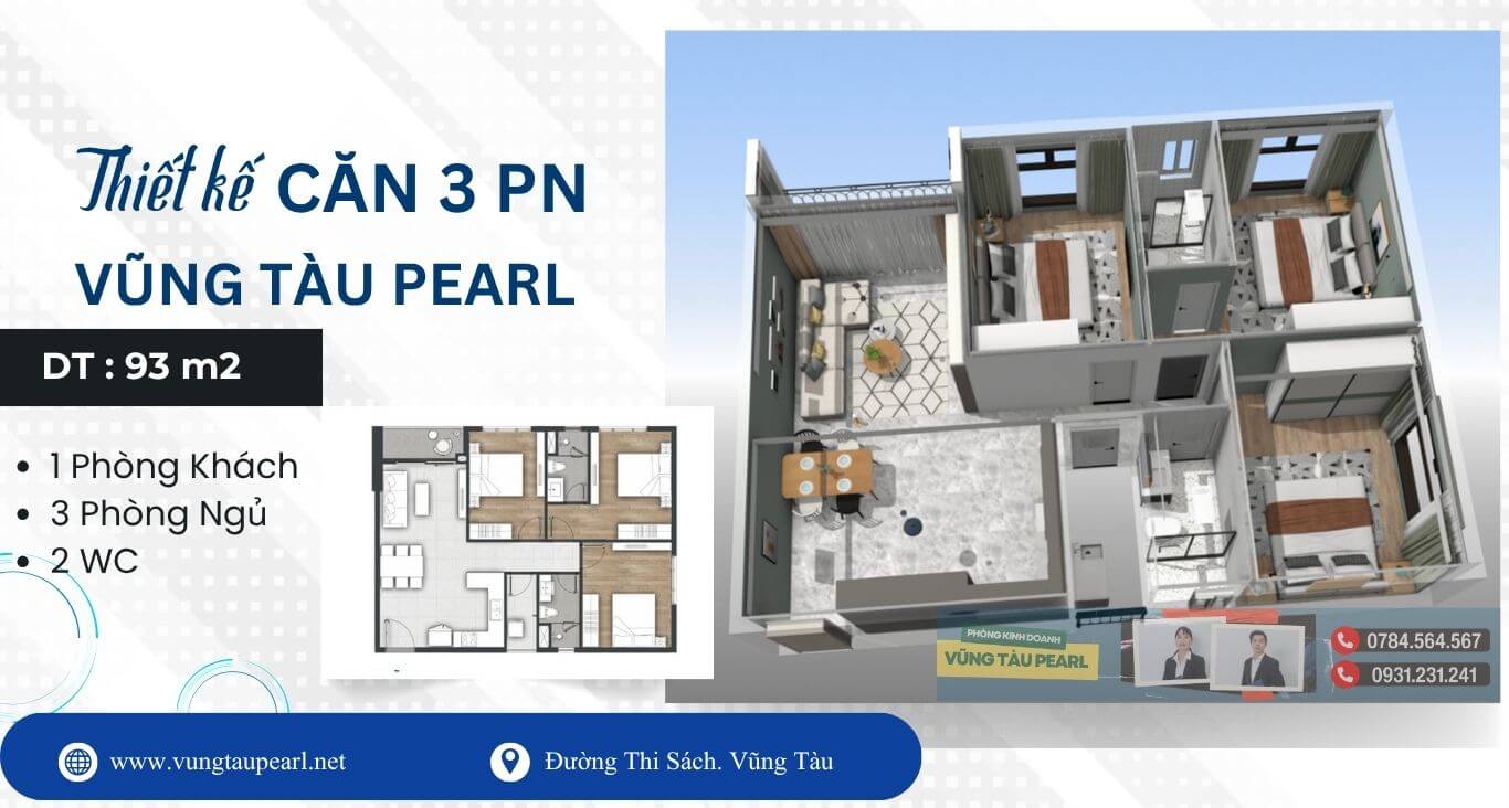 Giá bán Vũng Tàu Pearl – Căn hộ cao cấp ven biển Vũng Tàu