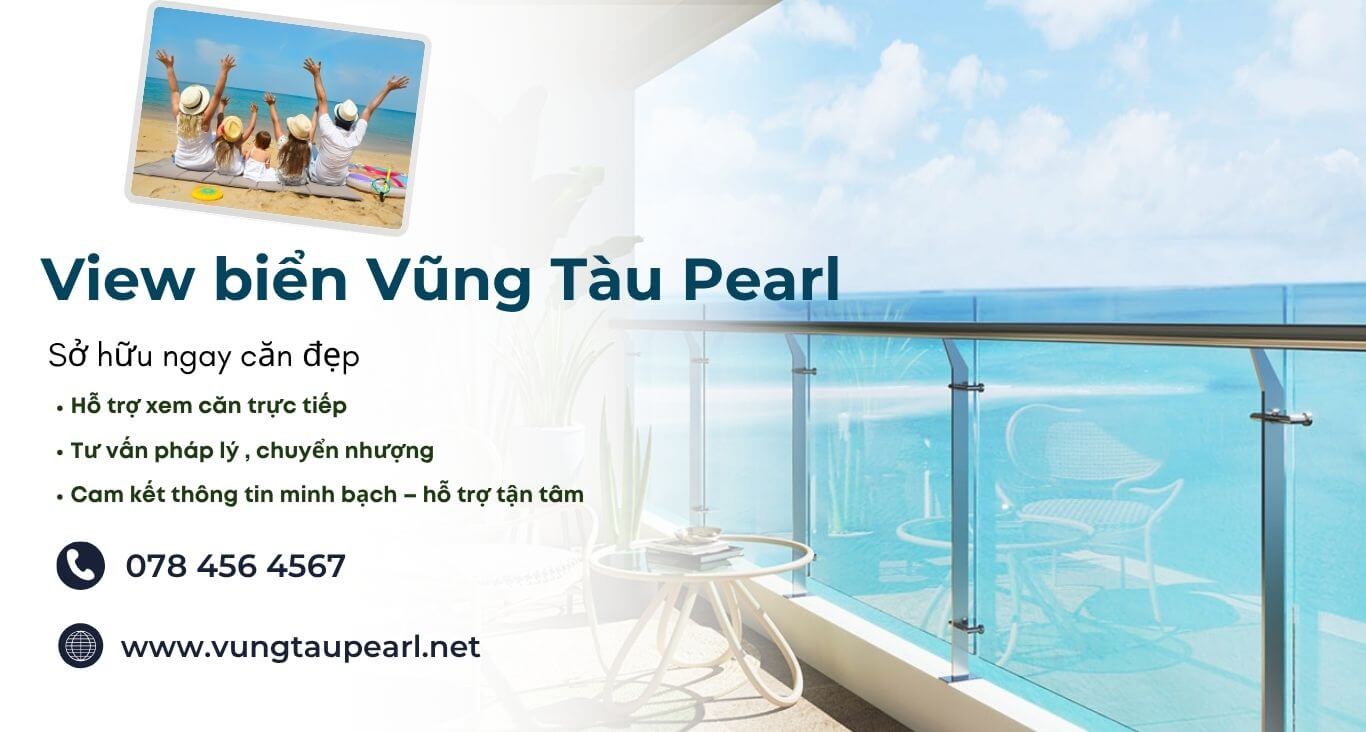 Giới thiệu căn hộ view biển vũng tàu pearl