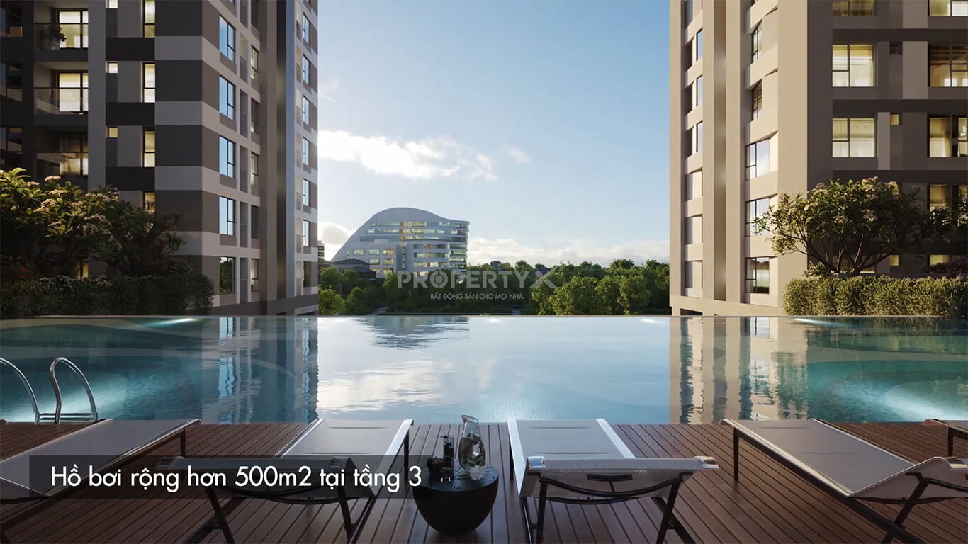 View nội khu Vũng Tàu Pearl trải nghiệm tiện ích 5 sao hoàn hảo