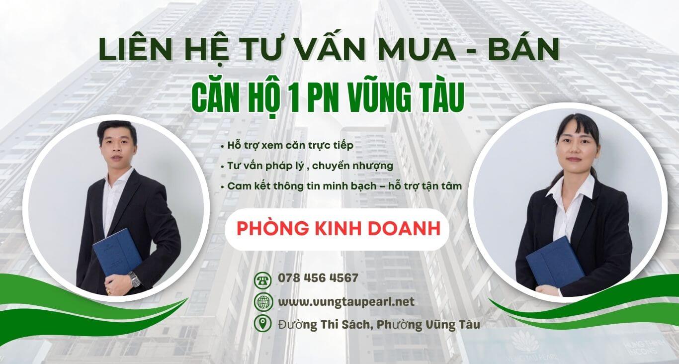 Căn hộ 1 phòng ngủ Vũng Tàu đầy đủ tiện nghi