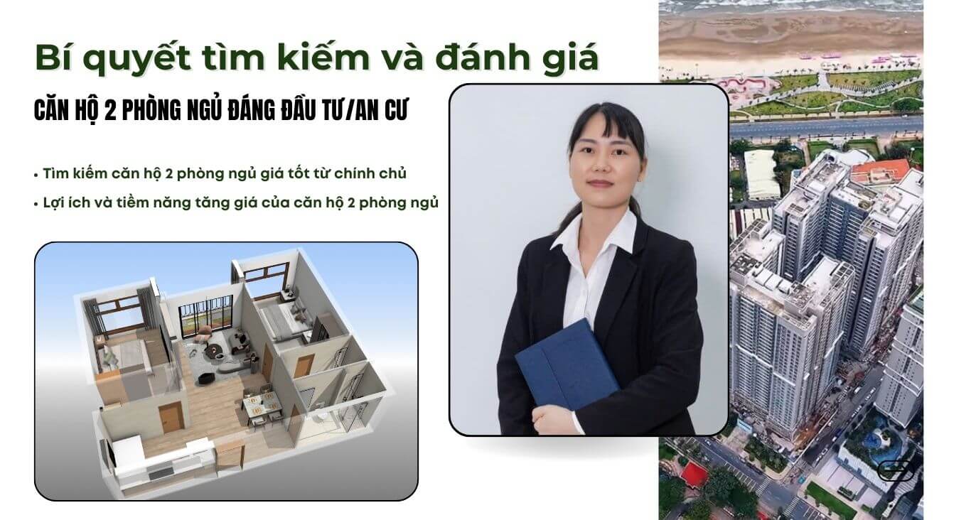 Căn hộ 2 phòng ngủ giá tốt lựa chọn thông minh