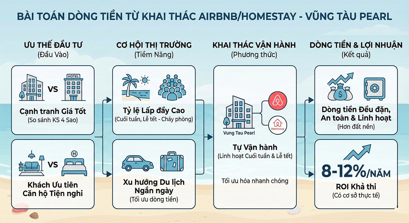 Căn hộ hướng biển Vũng Tàu Pearl tuyệt đẹp