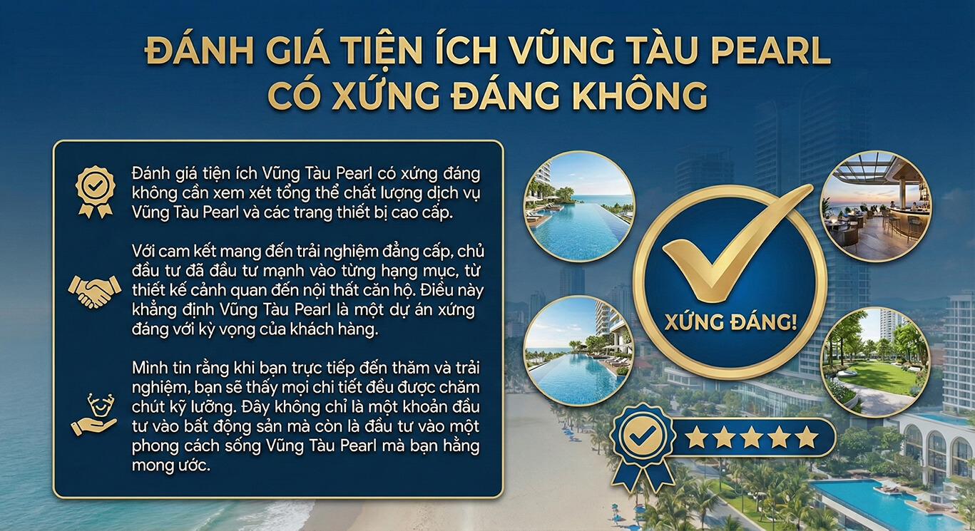 Tiện ích cao cấp Vũng Tàu Pearl có gì đặc biệt?