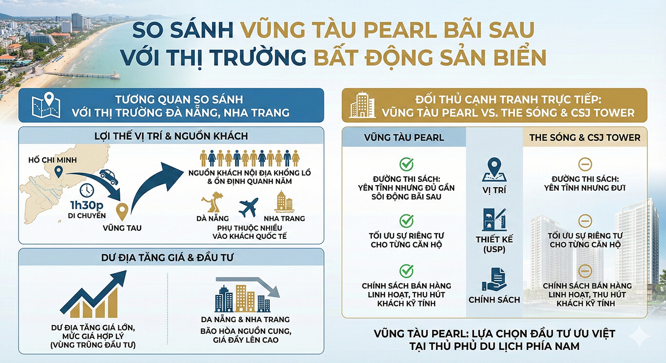 Vũng Tàu Pearl Bãi Sau căn hộ view biển đẹp nhất