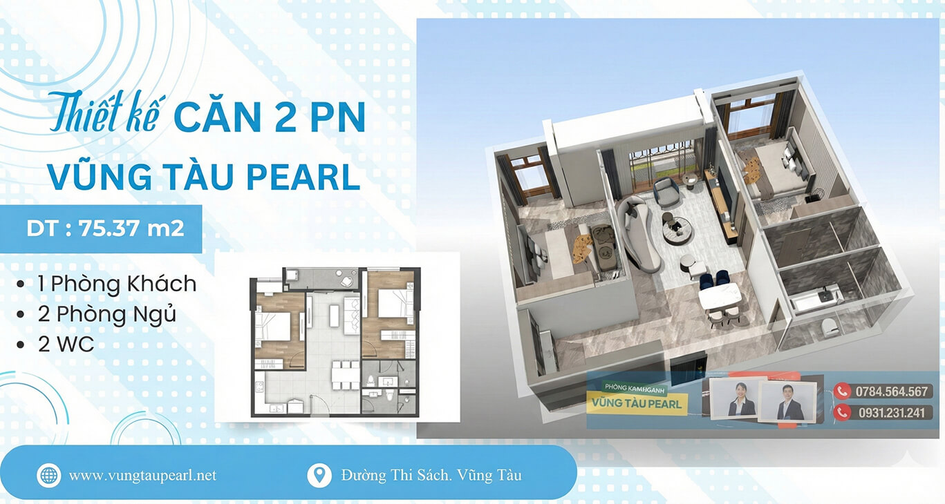 Chung cư Vũng Tàu Pearl cơ hội sinh lời kép